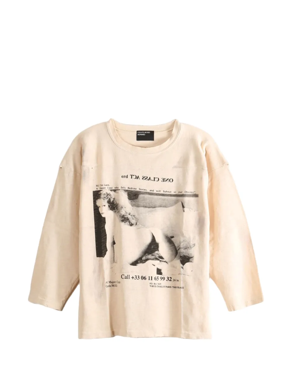Enfants Riches Déprimés distressed graphic-print T-shirt