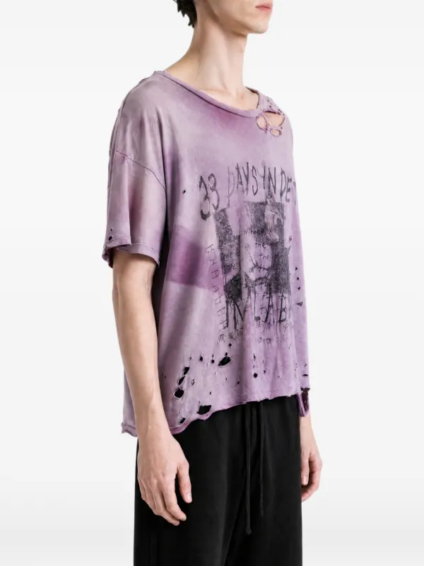 Enfants Riches Déprimés 13 Days In Detox Distressed graphic-print