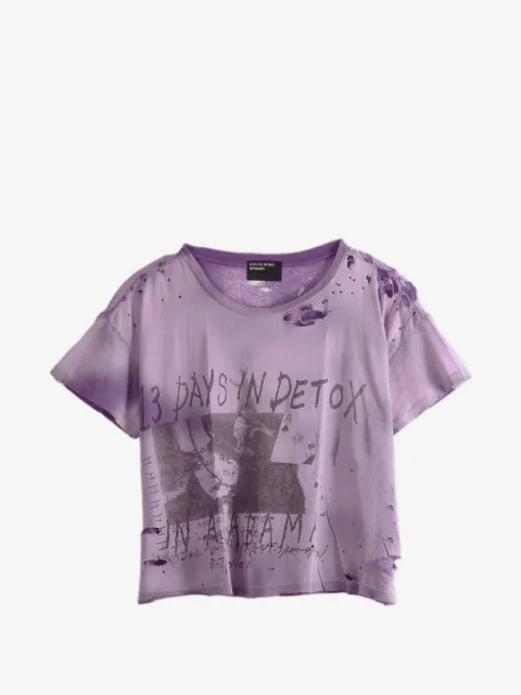 Enfants Riches Déprimés 13 Days In Detox distressed graphic-print T-shirt