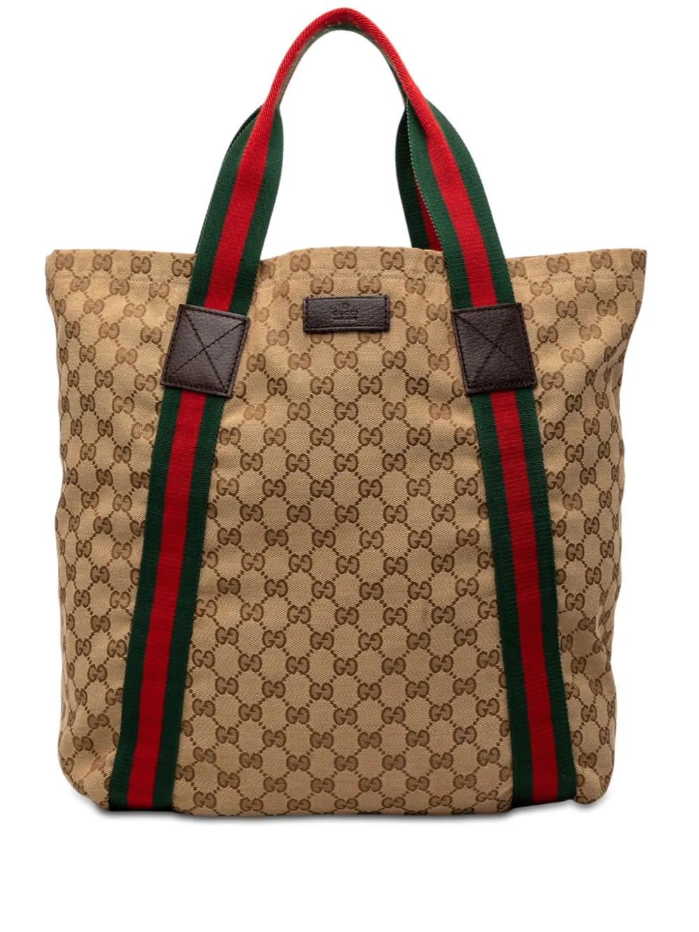 Gucci Pre-Owned 2000-2015 GG Canvas Web tote bag - Toni neutri