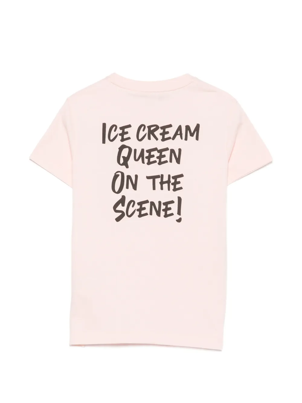 Fendi Kids T-shirt met borduurwerk Roze