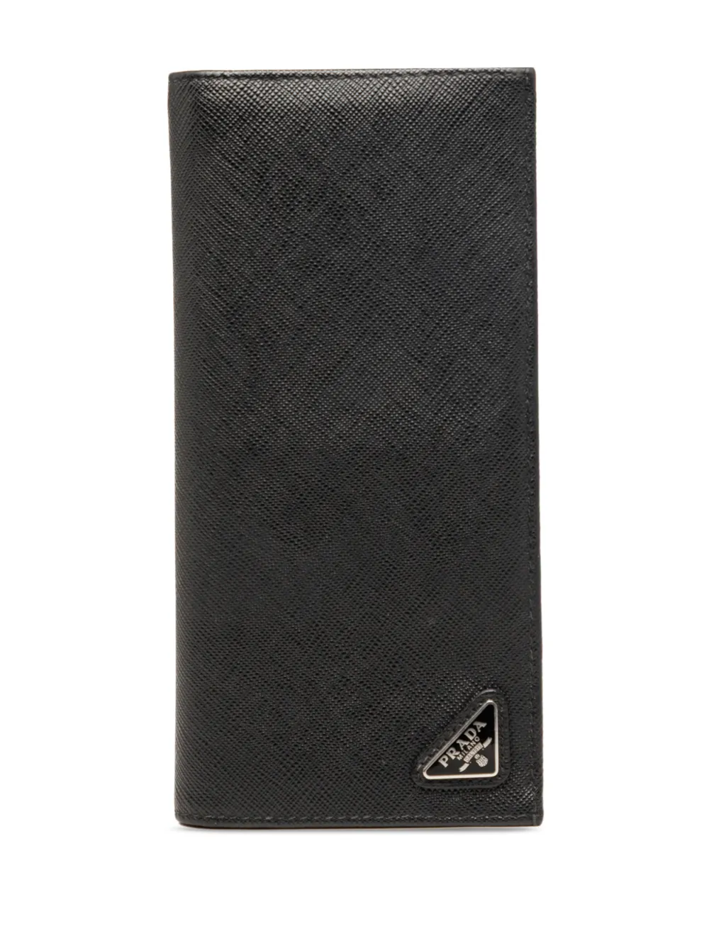 Prada Pre-Owned 2010-2026 Saffiano Bifold Wallet long wallets - Nero