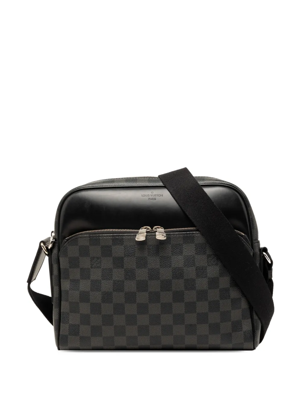 Louis Vuitton Pre-Owned 2017 Damier Graphite Dayton Reporter PM crossbody bag - Nero