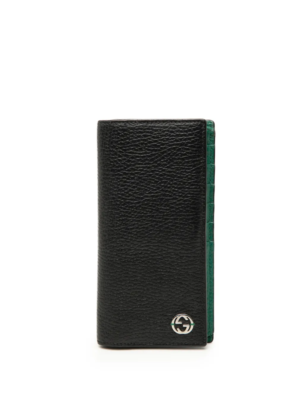 Gucci Pre-Owned 2000-2015 Calfskin Interlocking G Bifold Wallet long wallets - Nero