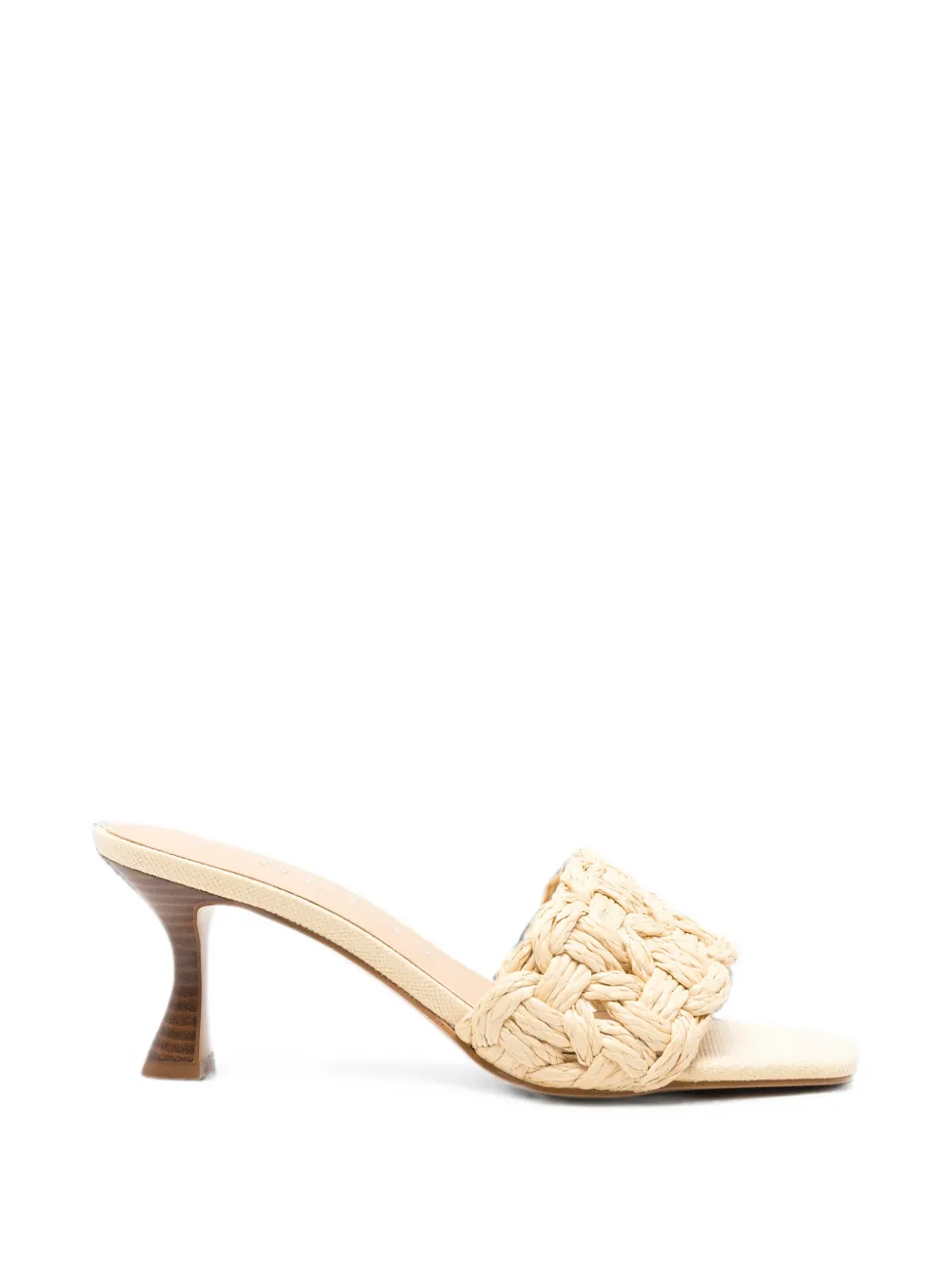 GUESS USA braided-strap heeled sandals - Neutrals