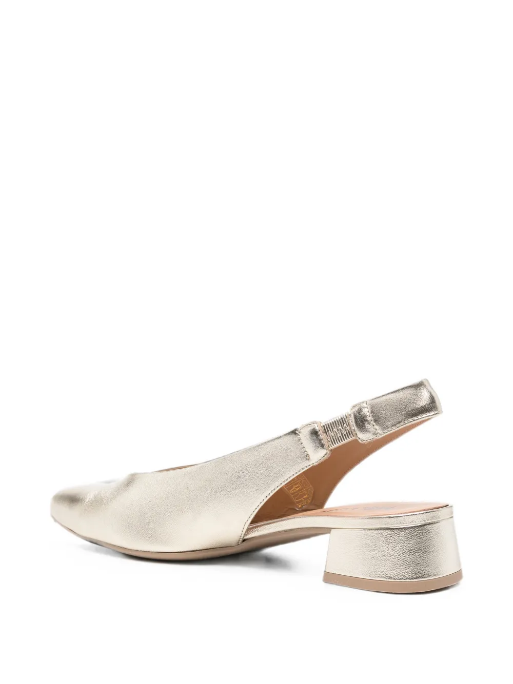 MELLUSO Patty slingback heeled pumps Goud