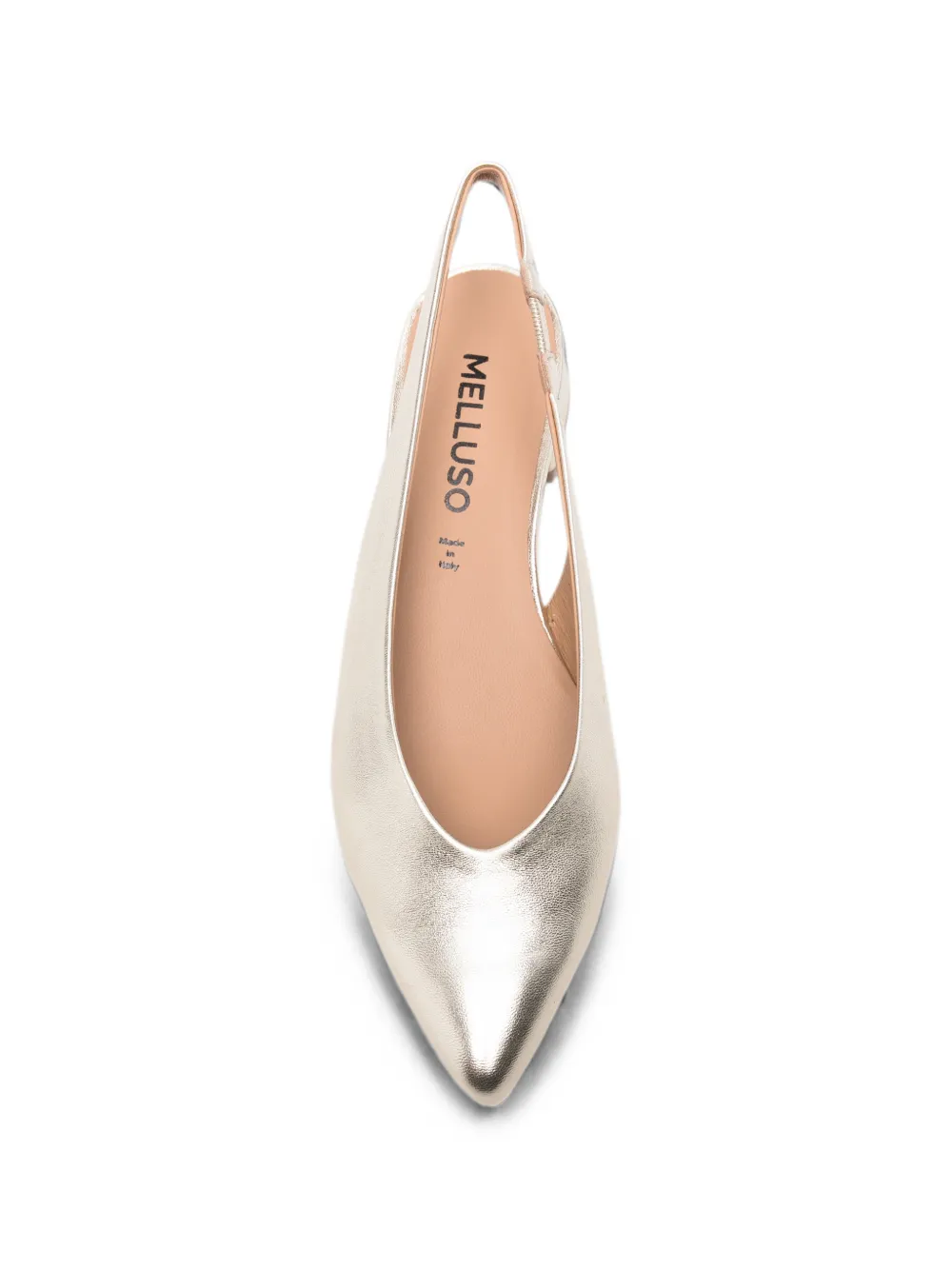 MELLUSO Patty slingback heeled pumps Goud