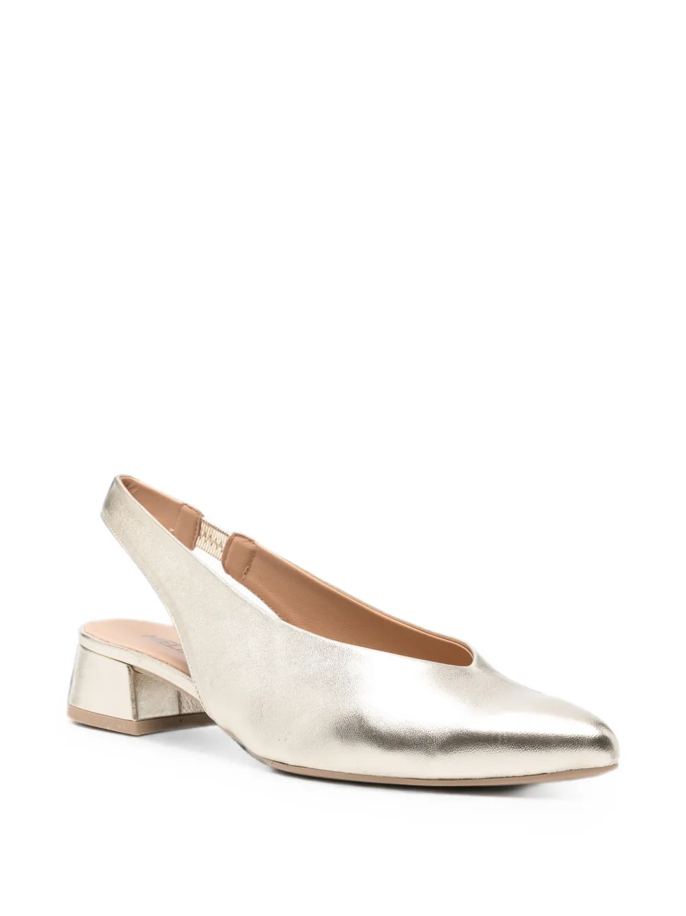 MELLUSO Patty slingback heeled pumps Goud