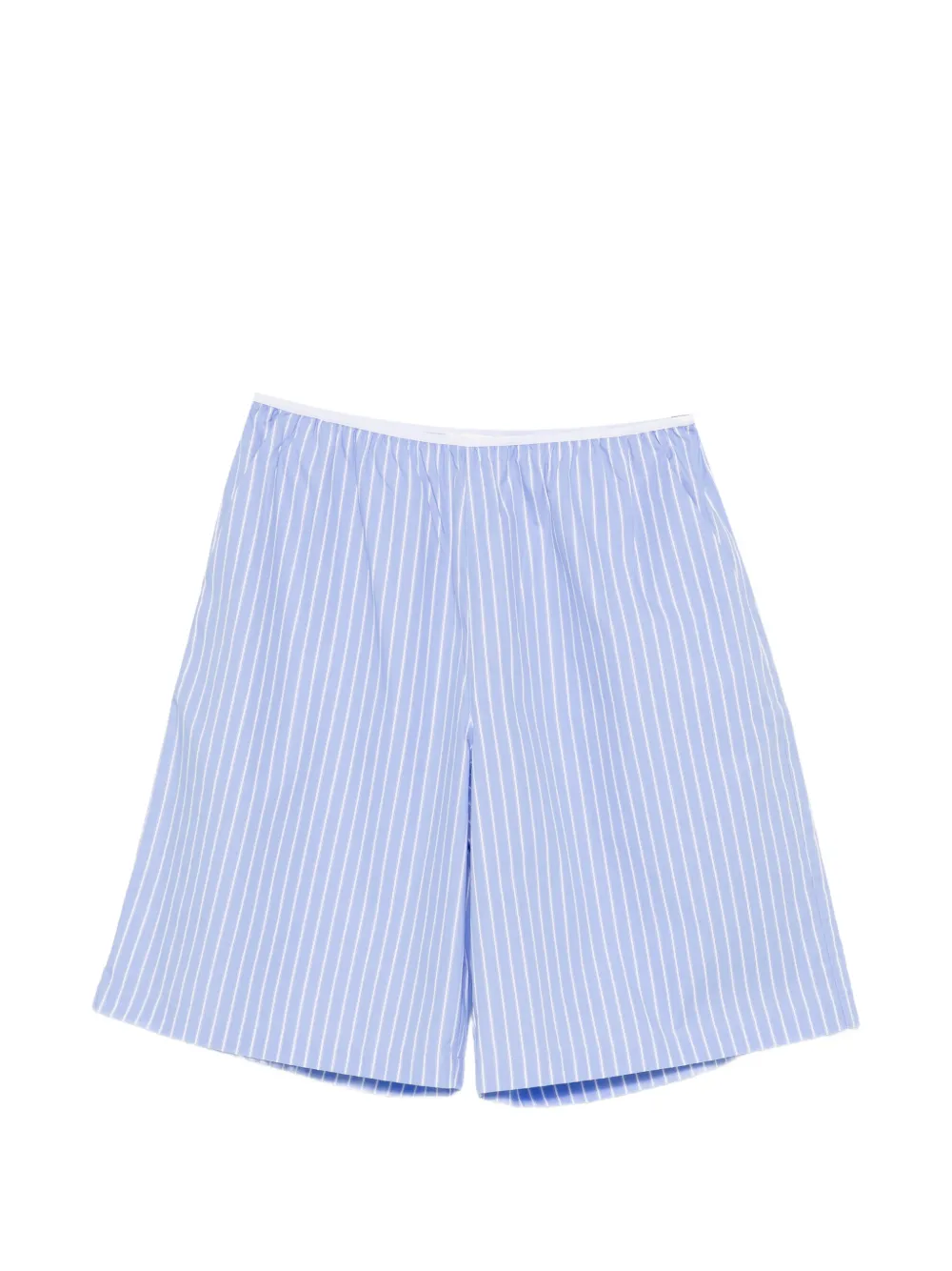 The Frankie Shop Shorts a righe con vita elasticizzata - Blu