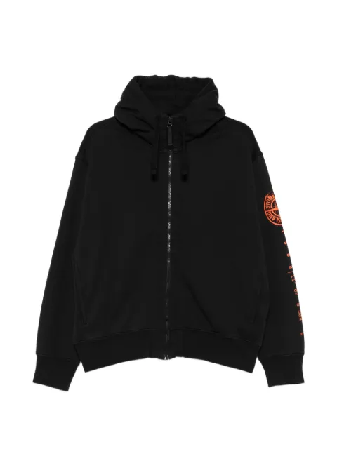 Stone Island sudadera con capucha y logo