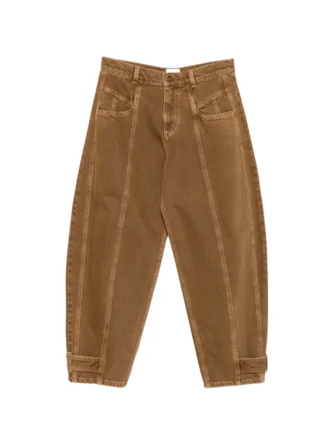 ISABEL MARANT Leja jeans met toelopende pijpen en afwerking