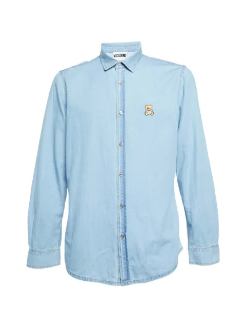 Moschino Pre-Owned camisa con motivo Teddy Bear