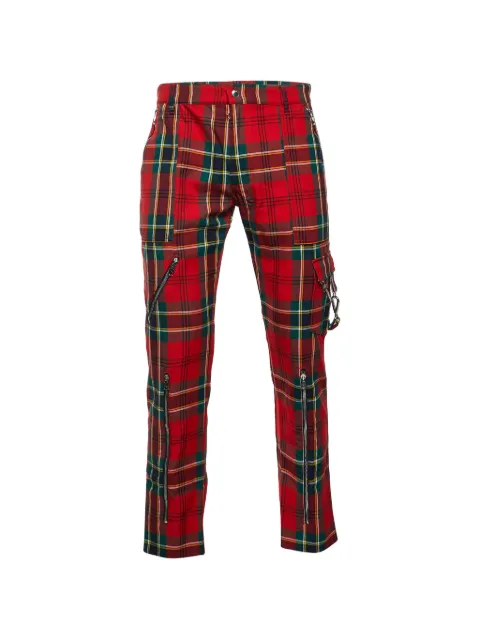 Alexander McQueen Pre-Owned plaid-pattern trousers