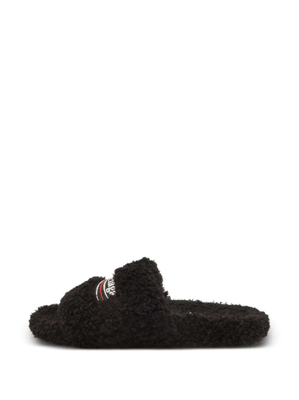 Balenciaga Pre-Owned logo-patch sandals - Nero
