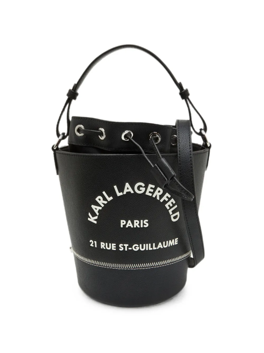 Karl Lagerfeld Rue St-Guillaume bucket bag - Schwarz