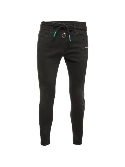 Off-White Pre-Owned logo-detail pocket jeans