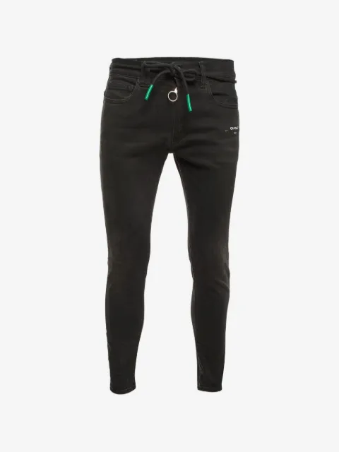 Off-White Pre-Owned jeans con detalle del logo