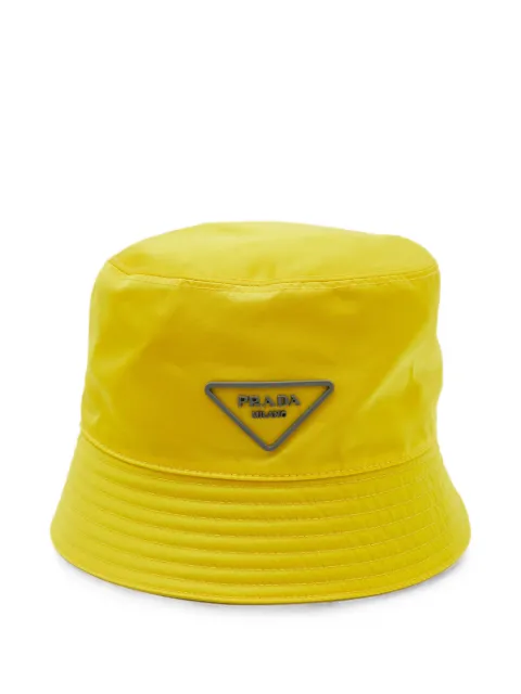 Prada Pre-Owned Triangle-logo bucket hat