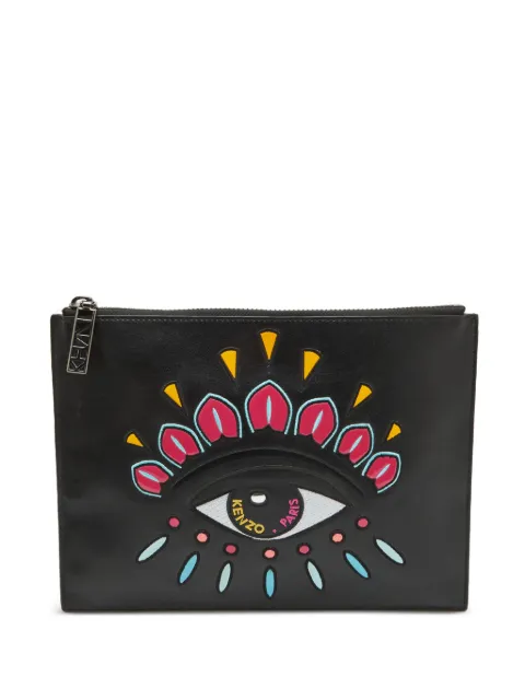 Kenzo Pre-Owned Eye zip-fastening clutch bag