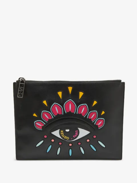 Kenzo Pre-Owned Eye zip-fastening clutch bag