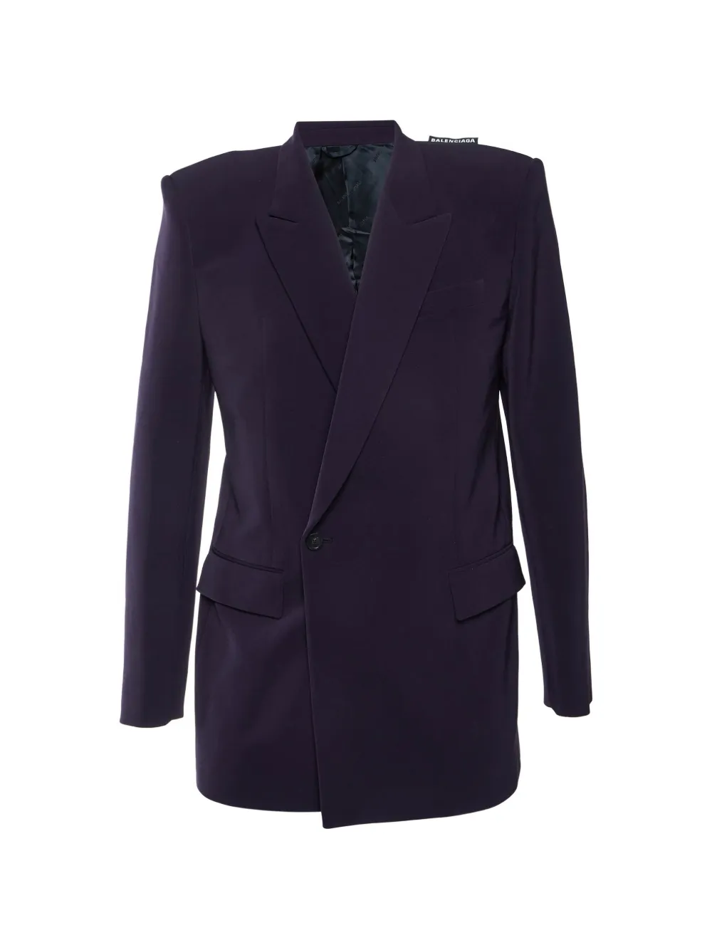 Balenciaga Pre-Owned button-fastening blazer - Viola