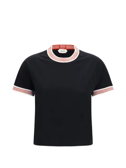 Versace playera Medusa con ribete Greca