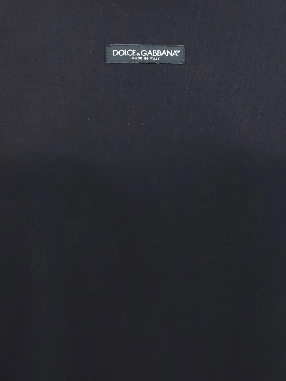 Dolce & Gabbana T-shirt met logoplakkaat Zwart