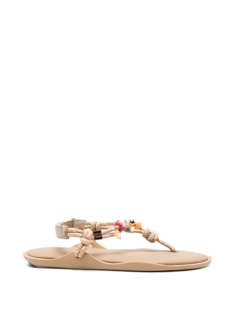 Flòwze x Collanine Colorate beaded-rope sandals