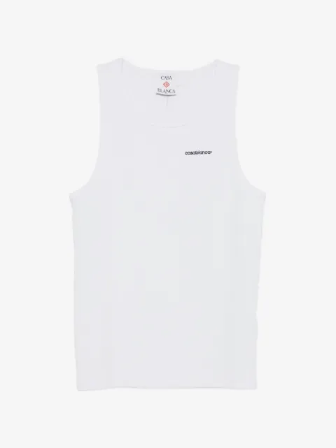 Casablanca camiseta con logo estampado