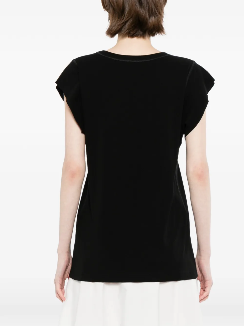 KHAITE Angel T-shirt Zwart