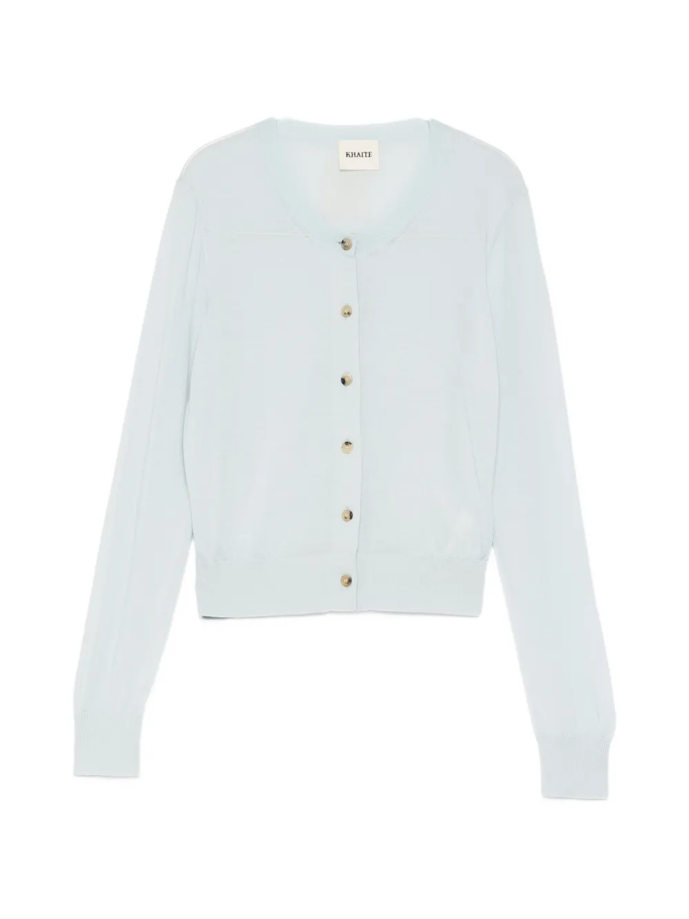 Khaite Tansy Cardigan In Blue
