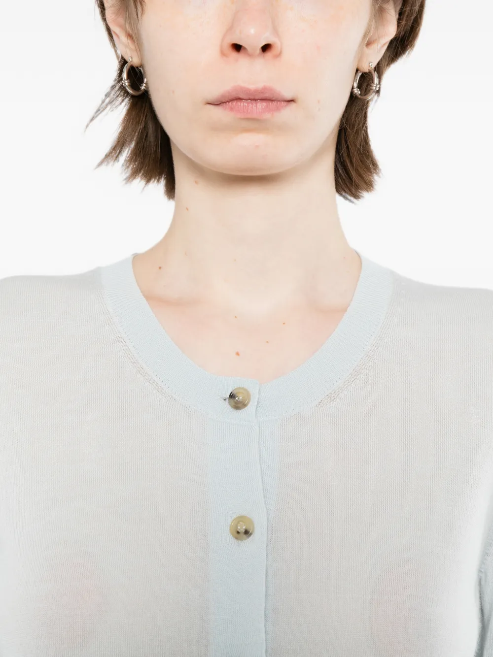 KHAITE Tansy vest Blauw