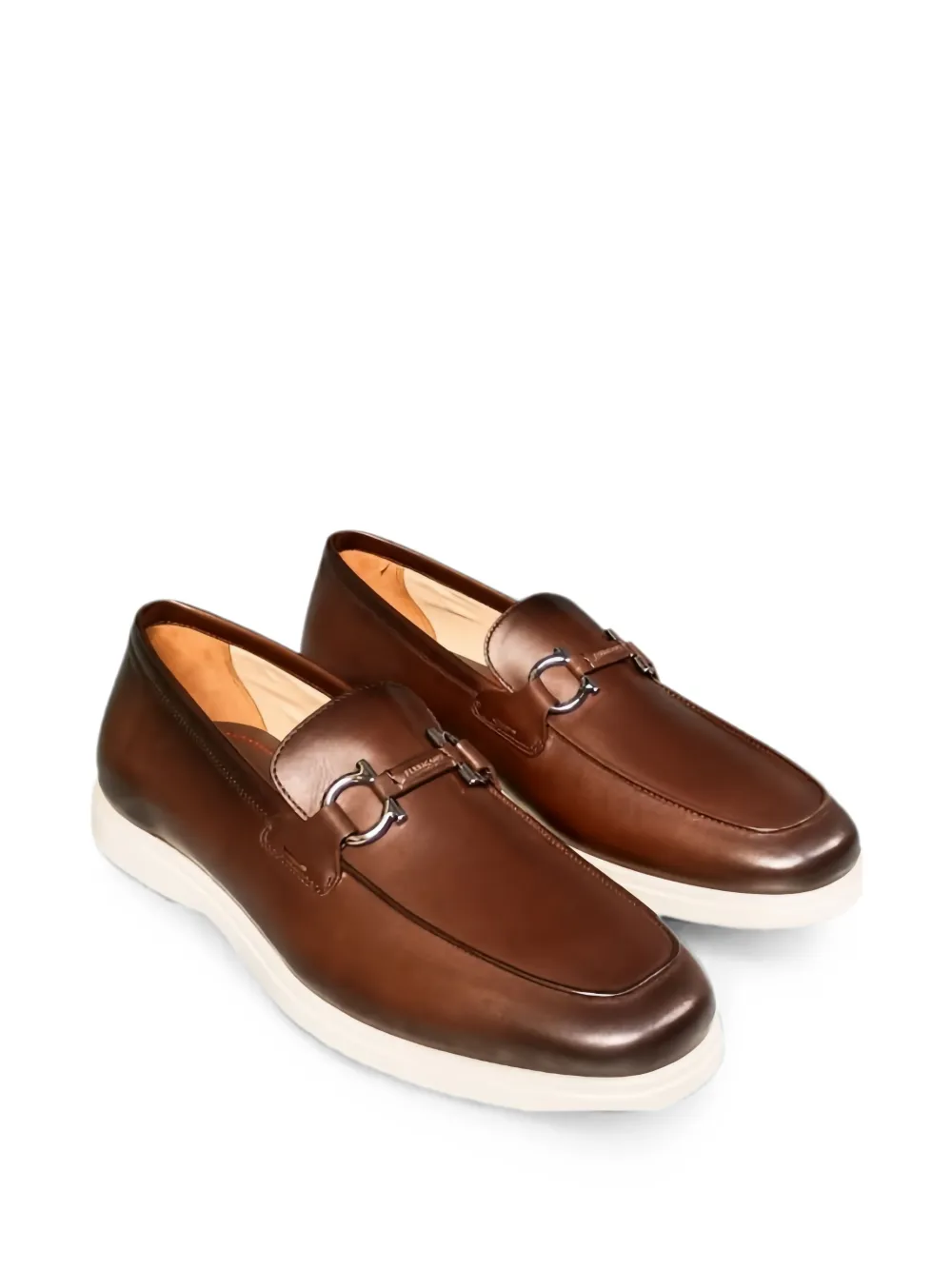 Ferragamo Gancini plaque loafers Bruin