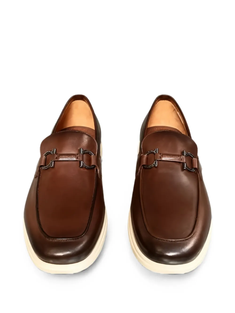 Ferragamo Gancini plaque loafers Bruin