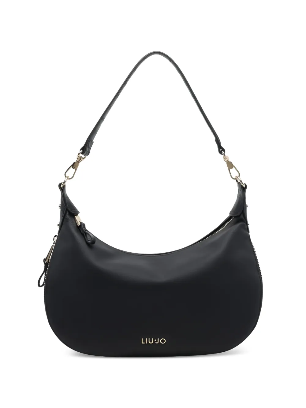 LIU JO logo-plaque shoulder bag - Nero