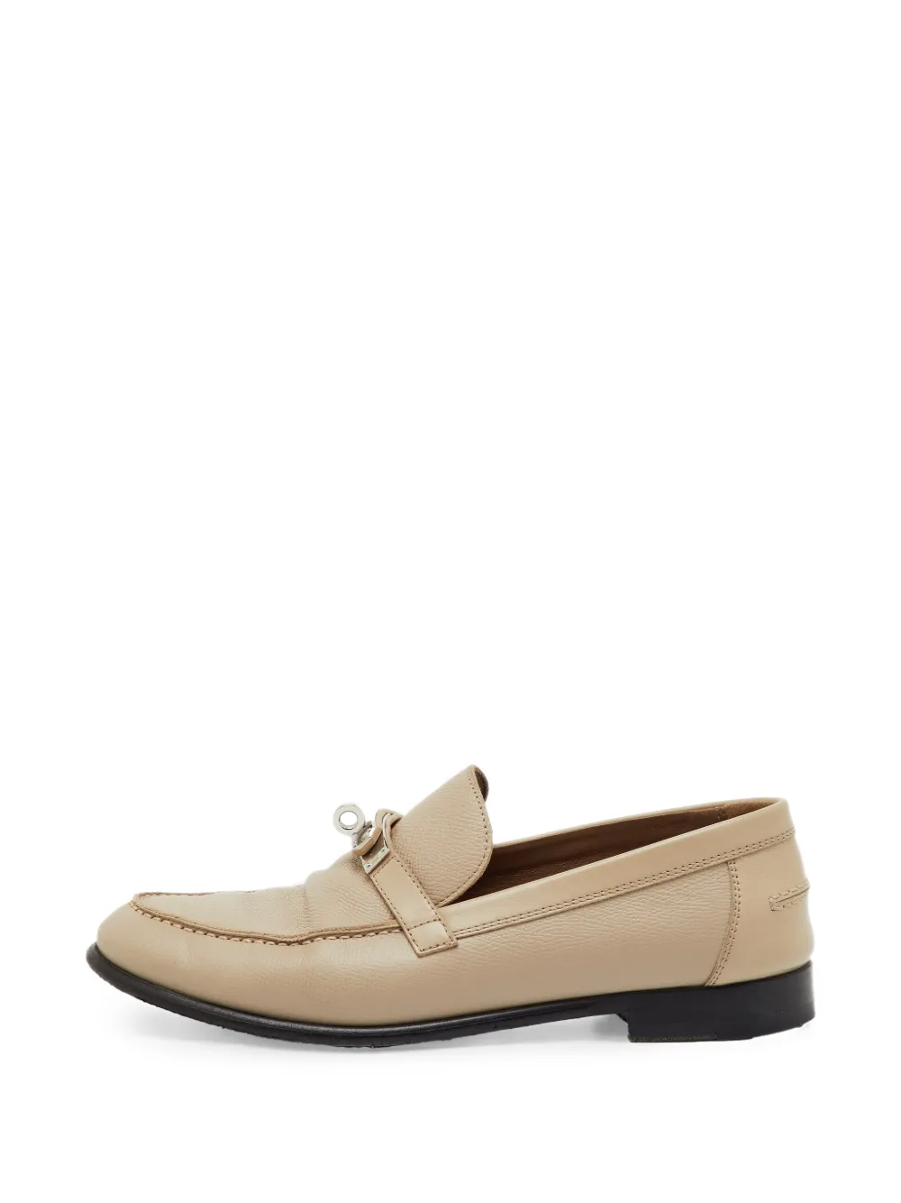 Hermès Pre-Owned Destin leather loafers - Toni neutri