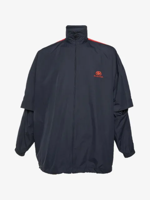 Balenciaga Pre-Owned coupe-vent oversize à détails rayés
