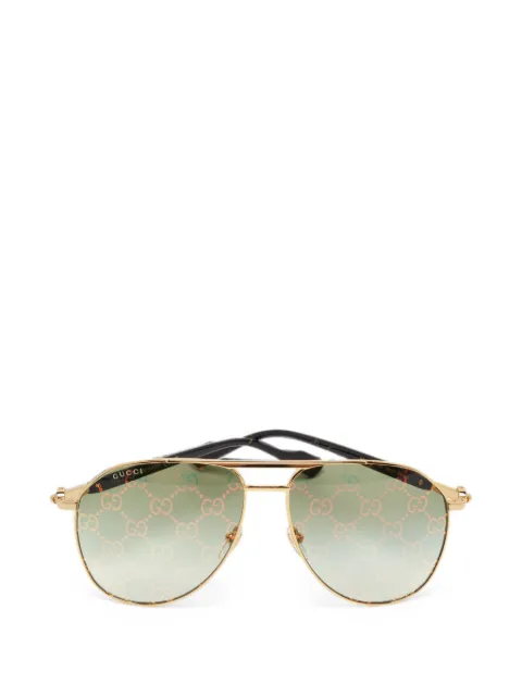 Gucci Pre-Owned pilot-frame sunglasses