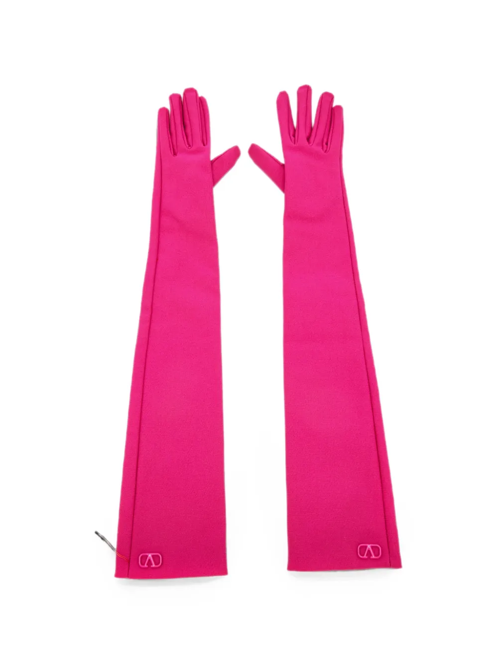 Valentino Garavani Pre-Owned VLogo elbow-length gloves - Rosa