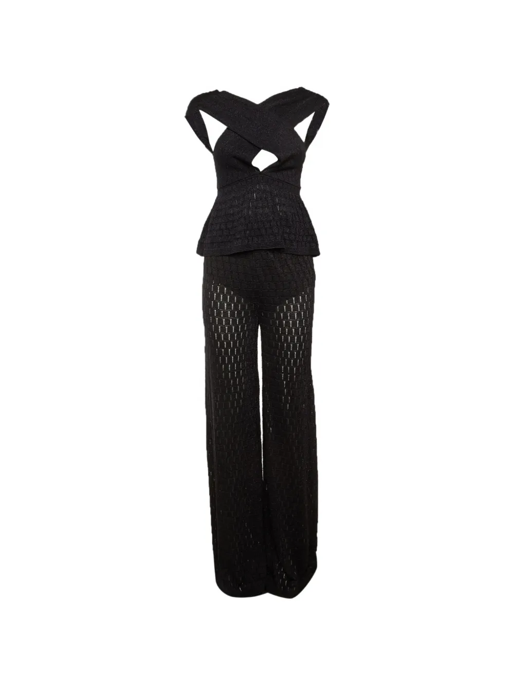 Missoni Pre-Owned knitted top and trousers set - Blu