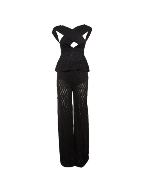 Missoni Pre-Owned set de pantalones tejido