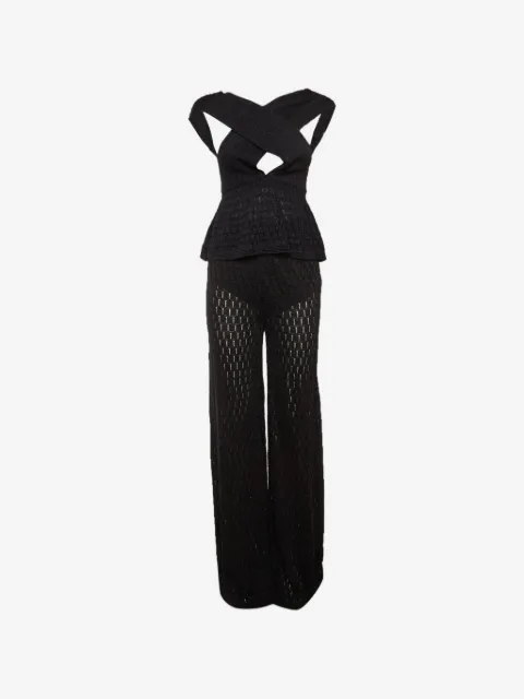 Missoni Pre-Owned set de pantalones tejido
