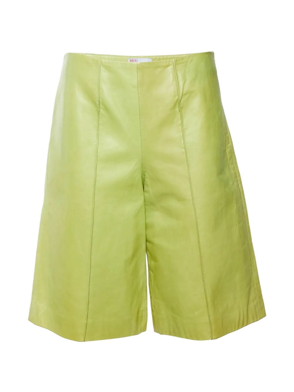 Red Valentino Vintage leather bermuda shorts - Verde