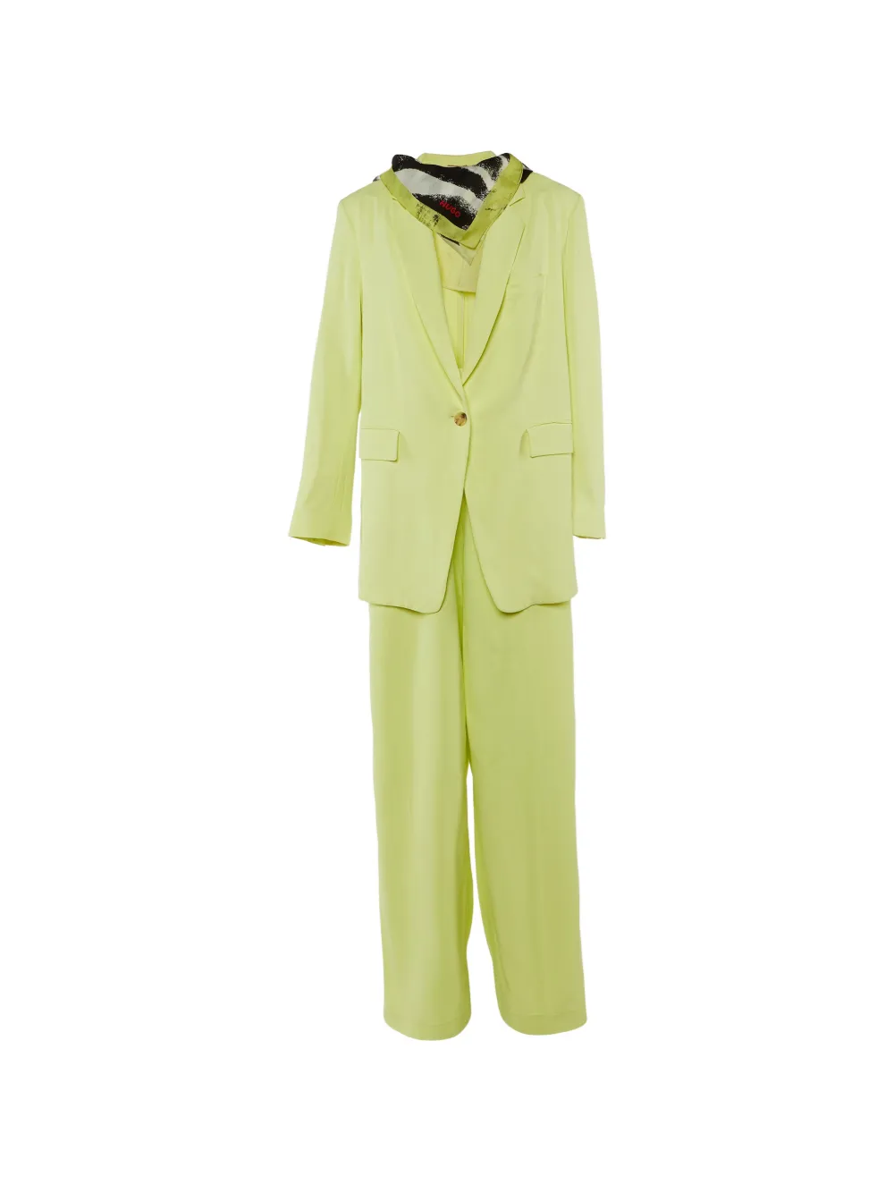 Pre-owned Hugo Boss Single-breasted Suit In Green