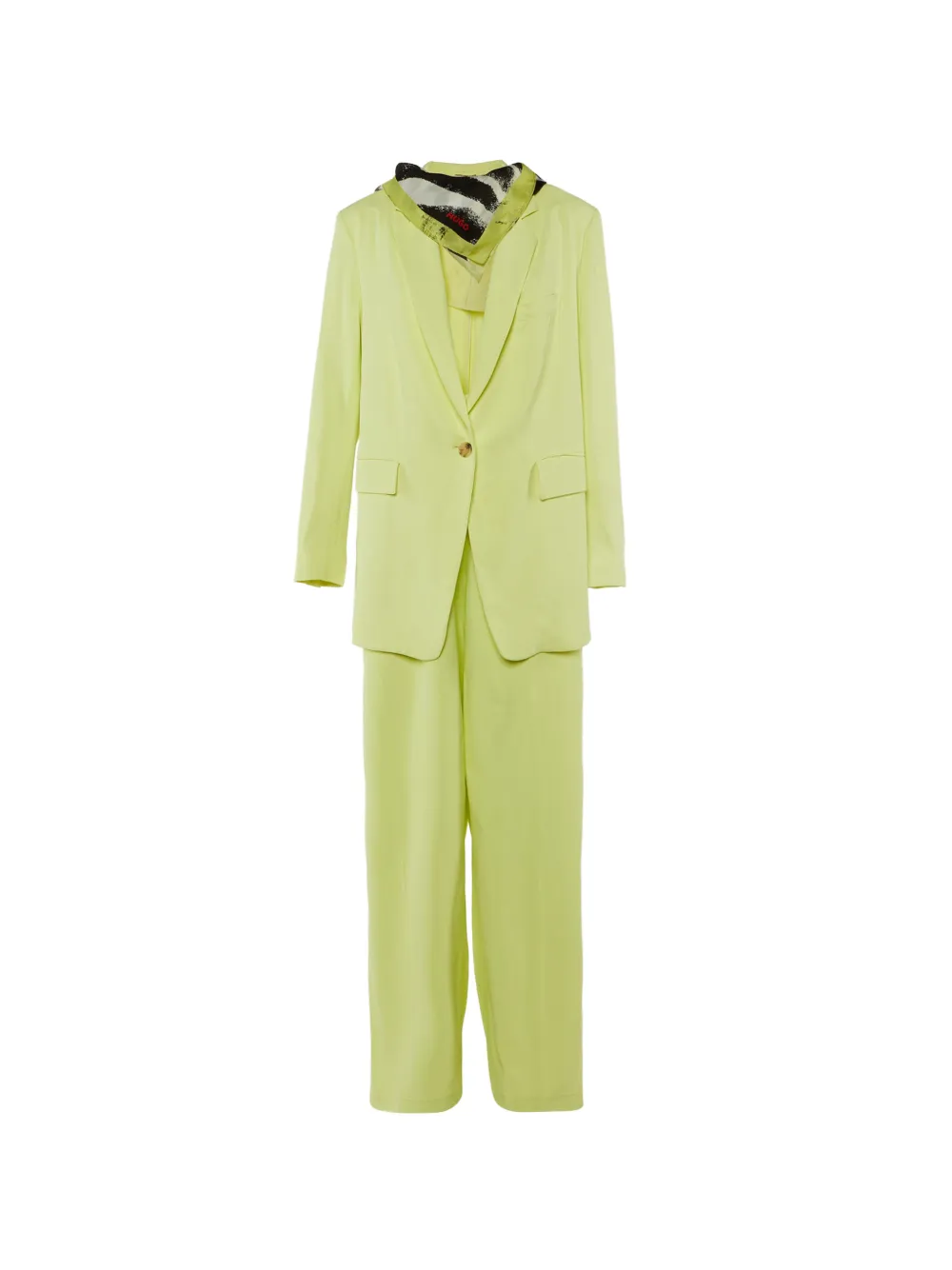 BOSS single-breasted suit - Grün