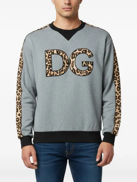 D&G PreOwned animal-print round-neck sweatshirt