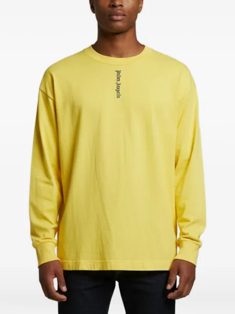 Palm Angels logo-print long-sleeve T-shirt