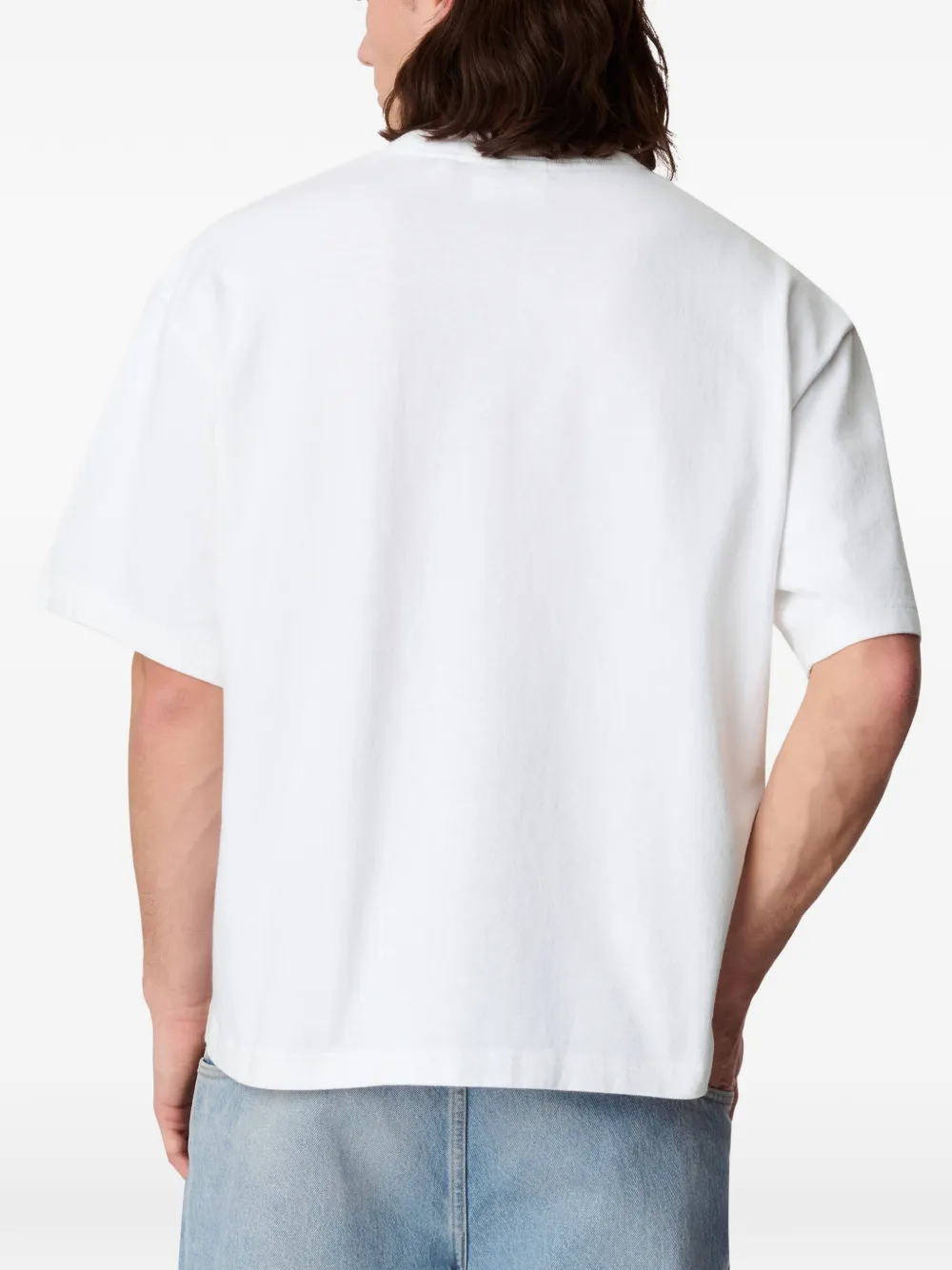 Axel Arigato Curb logo-embroidered T-shirt Wit