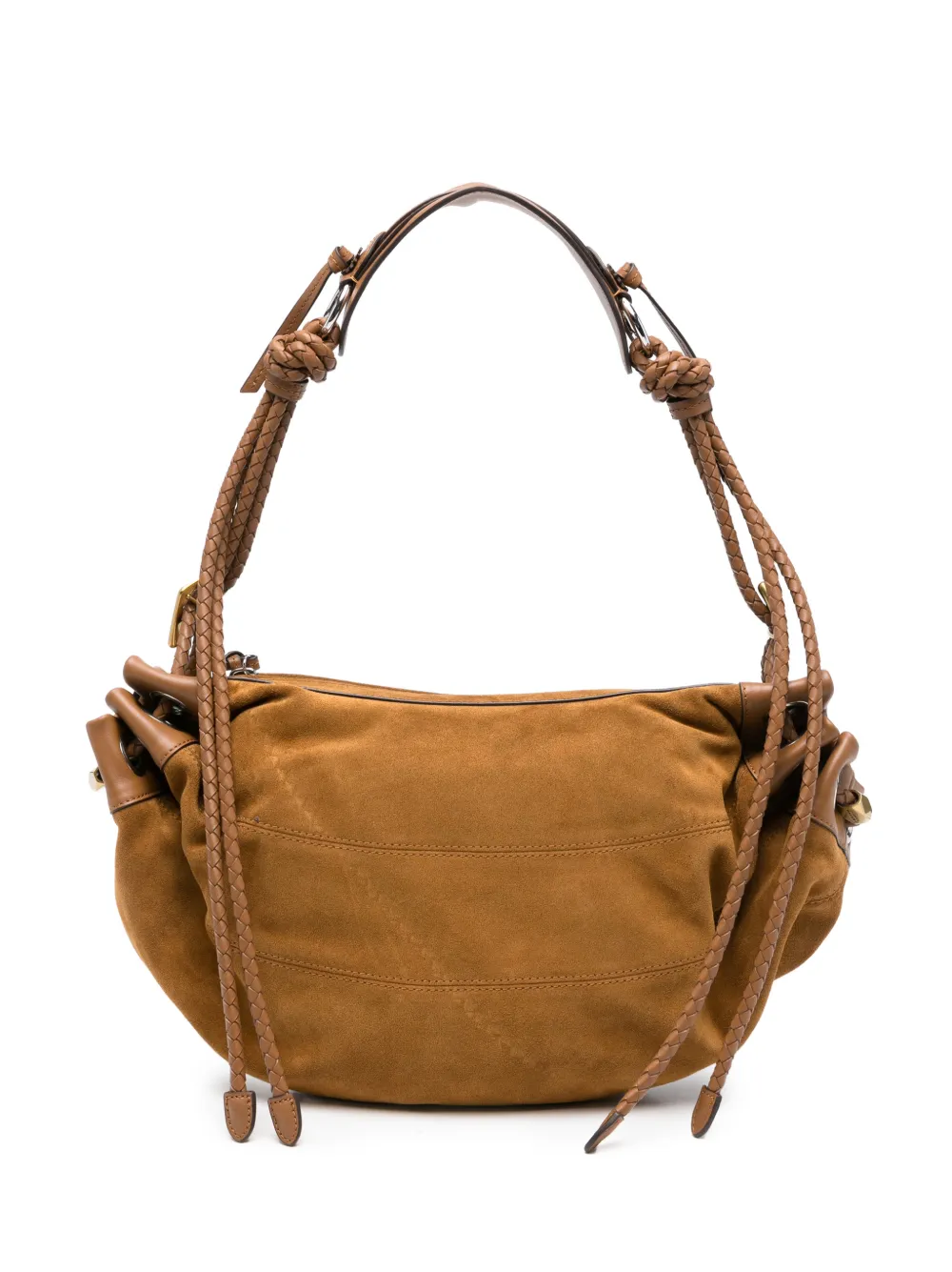 ISABEL MARANT medium Maia suede shoulder bag - Marrone