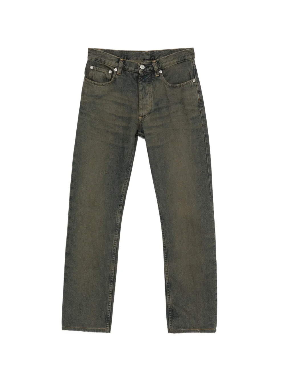 Helmut Lang Pre-Owned 2000s straight-leg jeans - Verde